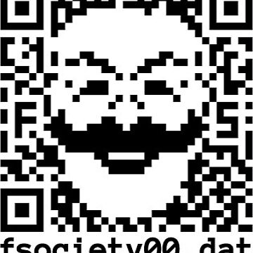 Artwork thumbnail, fSociety.dat QR Sticker by TheSenate