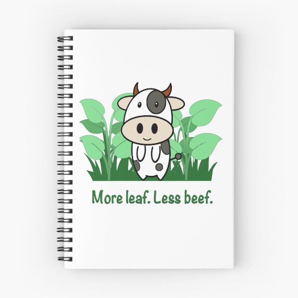 Item preview, More leaf. Less beef. designed and sold by CarynKeller.