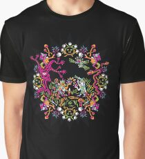 Aztec meeting psychedelic T-shirt Graphic T-Shirt