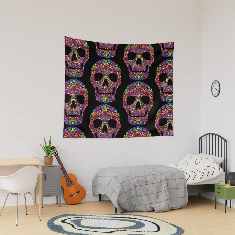 Grateful Dead Wall Tapestry, Trippy Hippie Tapestries