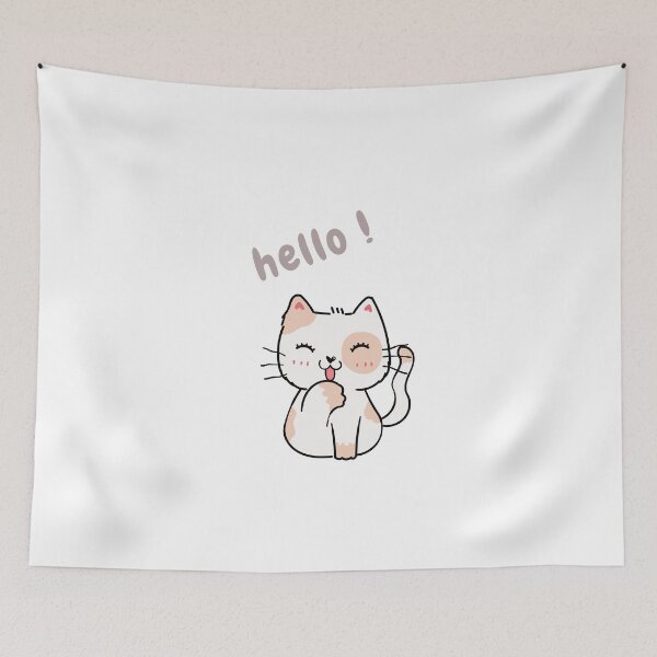 Item preview, Cute colourful little kitty designed and sold by Mount Rock.