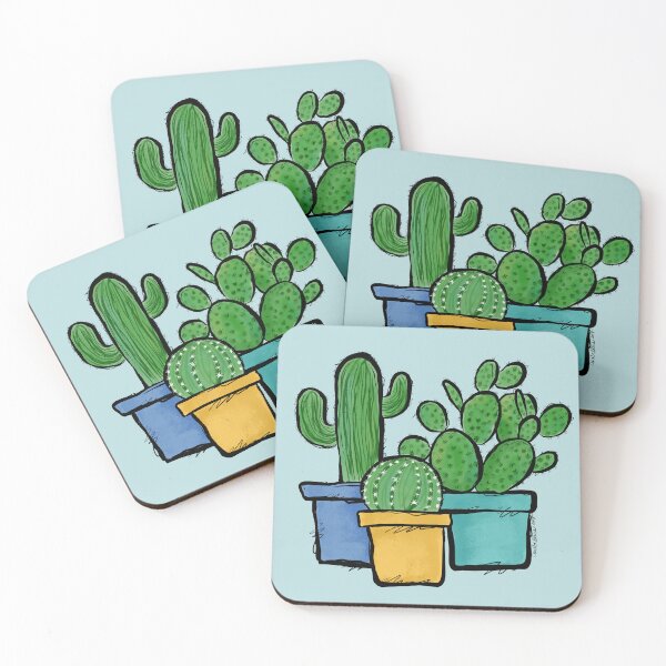 Item preview, Potted cactus - saguaro designed and sold by courbebleue.