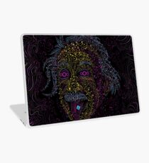 Acid Scientist tongue out psychedelic art poster Laptop Skin