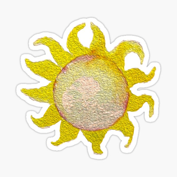 The sun Sticker