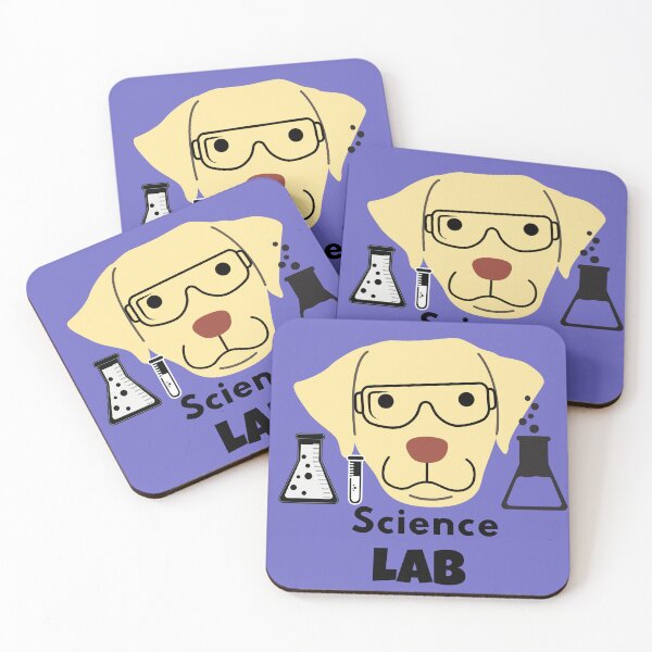 Item preview, Retro Science Lab Dog designed and sold by BronikowskiART.