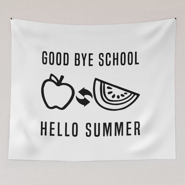 Item preview, Good bye school hello summer, cool design for School teacher and students designed and sold by Sun Rise.