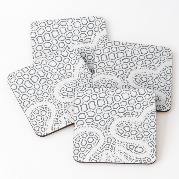 Item preview, Black and White Snake Scale  designed and sold by mwagie.