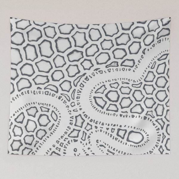 Item preview, Black and White Snake Scale  designed and sold by mwagie.