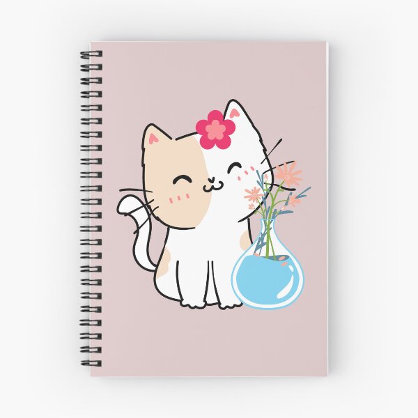 Item preview, Cute cat with flowers. flower kitten. designed and sold by EMIPRINCESS.
