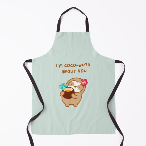 Item preview, I’m Nuts About You Coconut Sloth  designed and sold by theslothinme.
