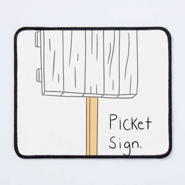 Item preview, Spongebob Picket Sign - Picket Sign designed and sold by Alex Goubar.