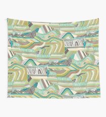 Geological Landscape Embroidery Wall Tapestry