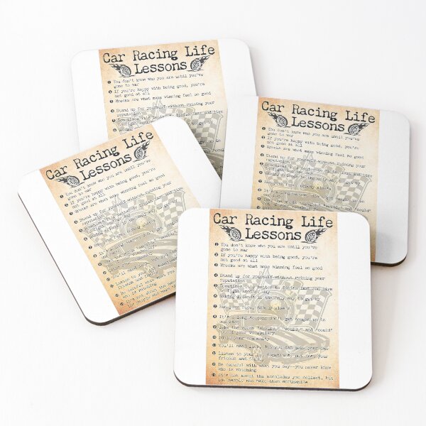 Item preview, Car Racing Life Lessons designed and sold by CozyTactic59.