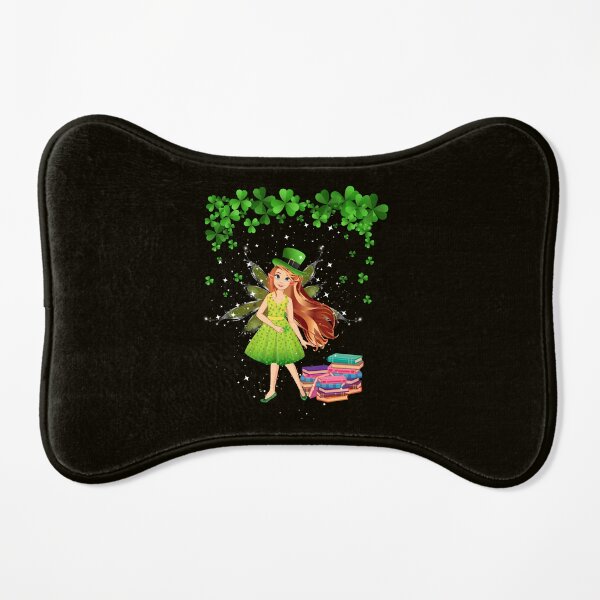 Felicia Celebrating Magical St. Patrick's Day™ Dog Mat