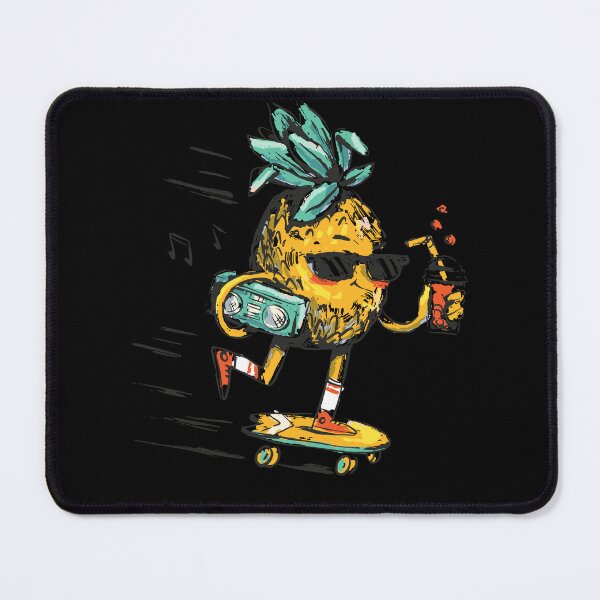 Item preview, Pineapple Skateboard Girl Beach Sun Palm Trees  designed and sold by inkedtee.