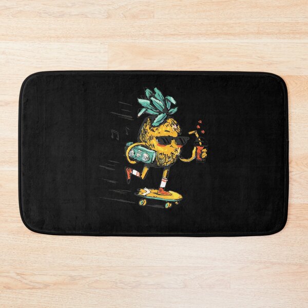 Item preview, Pineapple Skateboard Girl Beach Sun Palm Trees  designed and sold by inkedtee.