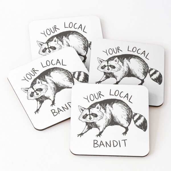 Item preview, Your Local Bandit - Racoon designed and sold by Alex Goubar.