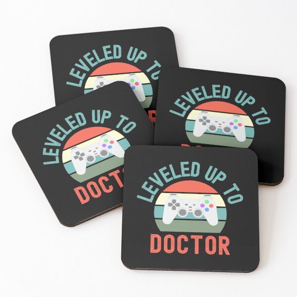 Item preview, Phd Degree Gift - Leveled Up To Doctor - Doctorate Degree Gift, Thesis Defense, Dissertation Defense, Graduation, phinished designed and sold by jadedscientist.