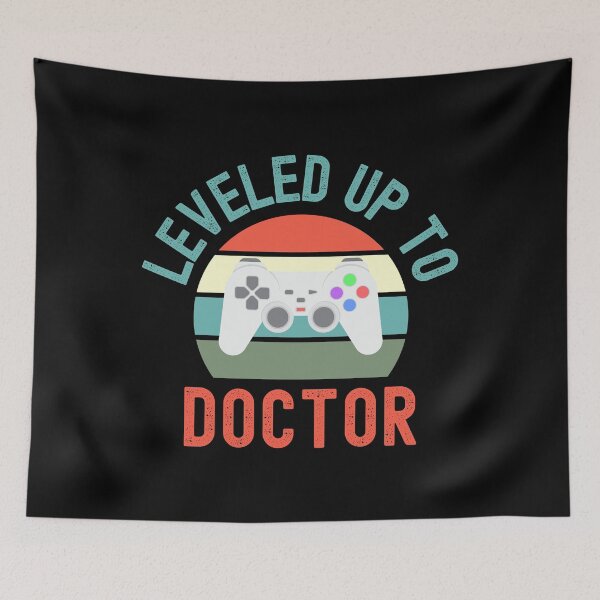 Item preview, Phd Degree Gift - Leveled Up To Doctor - Doctorate Degree Gift, Thesis Defense, Dissertation Defense, Graduation, phinished designed and sold by jadedscientist.