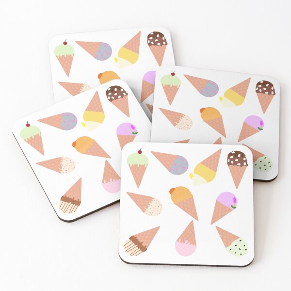 Item preview, Summer Ice Cream Cones designed and sold by KRJ Design.