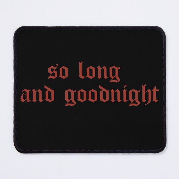 Item preview, so long and goodnight designed and sold by katielechner.