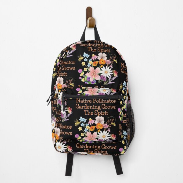 Item preview, Native Pollinator Gardening Grows The Spirit Colorful Design designed and sold by EarthArtDesigns.