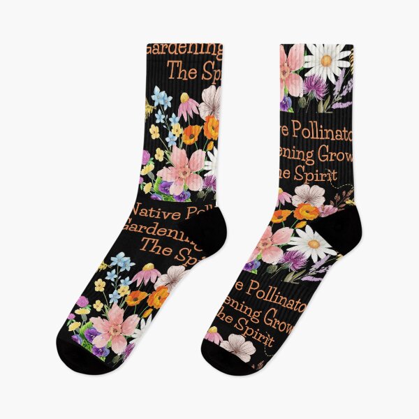Item preview, Native Pollinator Gardening Grows The Spirit Colorful Design designed and sold by EarthArtDesigns.