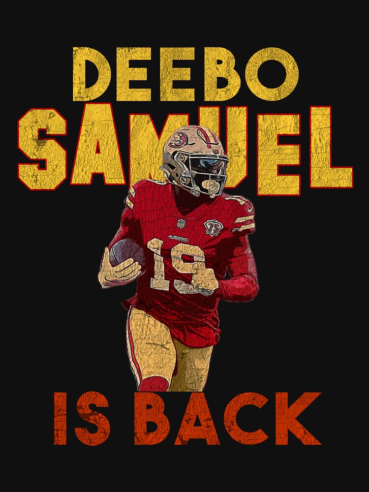 Discover Deebo Samuel Is Back Classic T-Shirt, Vintage 90s Graphic Style Deebo Samuel T-Shirt