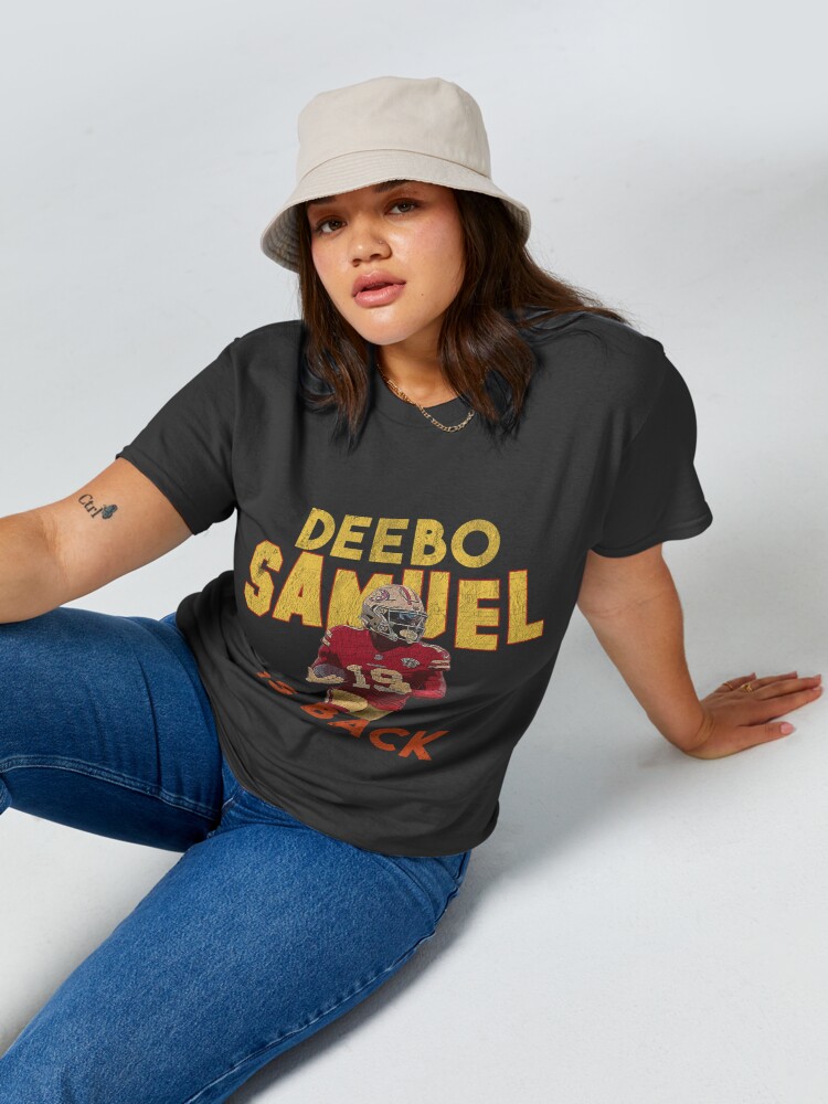 Discover Deebo Samuel Is Back Classic T-Shirt, Vintage 90s Graphic Style Deebo Samuel T-Shirt