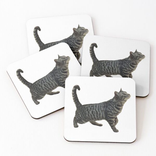 Item preview, grey cat designed and sold by nothing rhymes with orange.