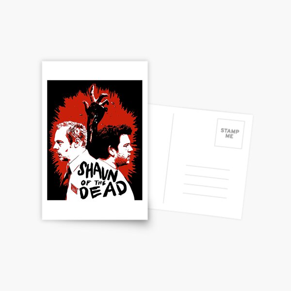 Vista previa del artículo con la obra «Póster Shaun de los muertos», diseñado y vendido por mkey.