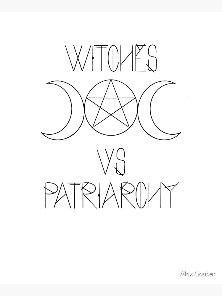 "Witches Vs Patriarchy" Poster for Sale by themagicbox Redbubble