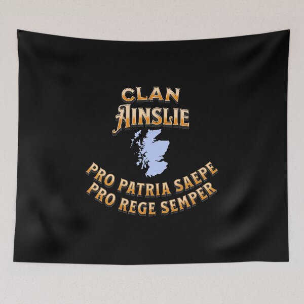 Item preview, Clan Ainslie Motto Scottish Crest designed and sold by BagTown Clans.