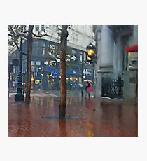 Market Street Corner Lights Photographic Print
