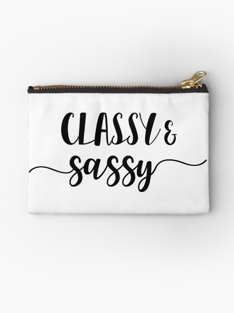 Sassy & Sweet Zipper Pouches