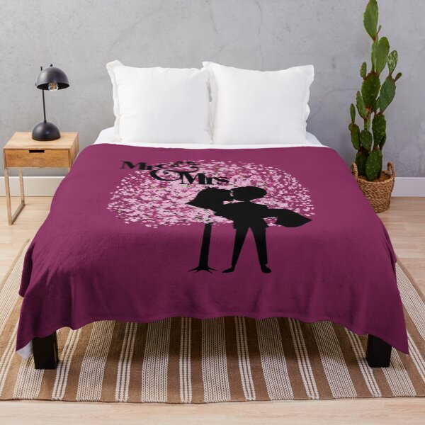 Item preview, MR & MRS Love Blooms (on Burgundy Wine) designed and sold by PawsitiveMum.