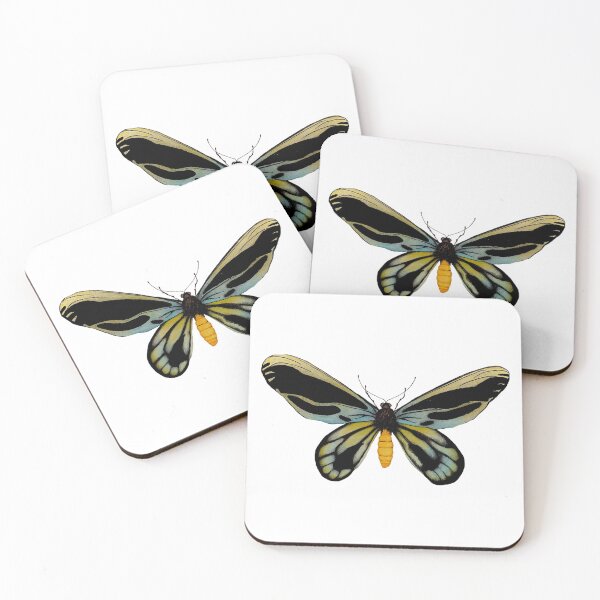 Item preview, Queen Alexandra’s Birdwing Butterfly Watercolor  designed and sold by NikaIllustrates.