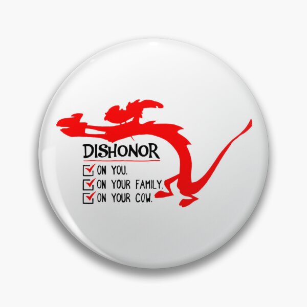 Item preview, disney’s mulan | mushu dishonor on your cow designed and sold by eloquentcries.