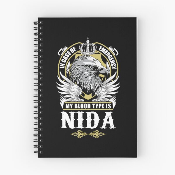 Item preview, Nida Name T Shirt - In Case Of Emergency My Blood Type Is Nida  Gift Item Tee designed and sold by anthonyodo.