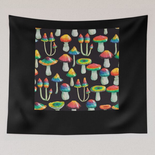 Item preview, Vintage rainbow Magic Mushroom  designed and sold by Sam Artist.