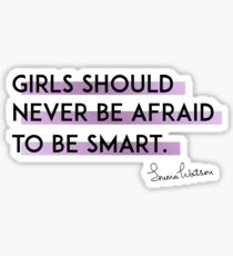 never be afraid Sticker