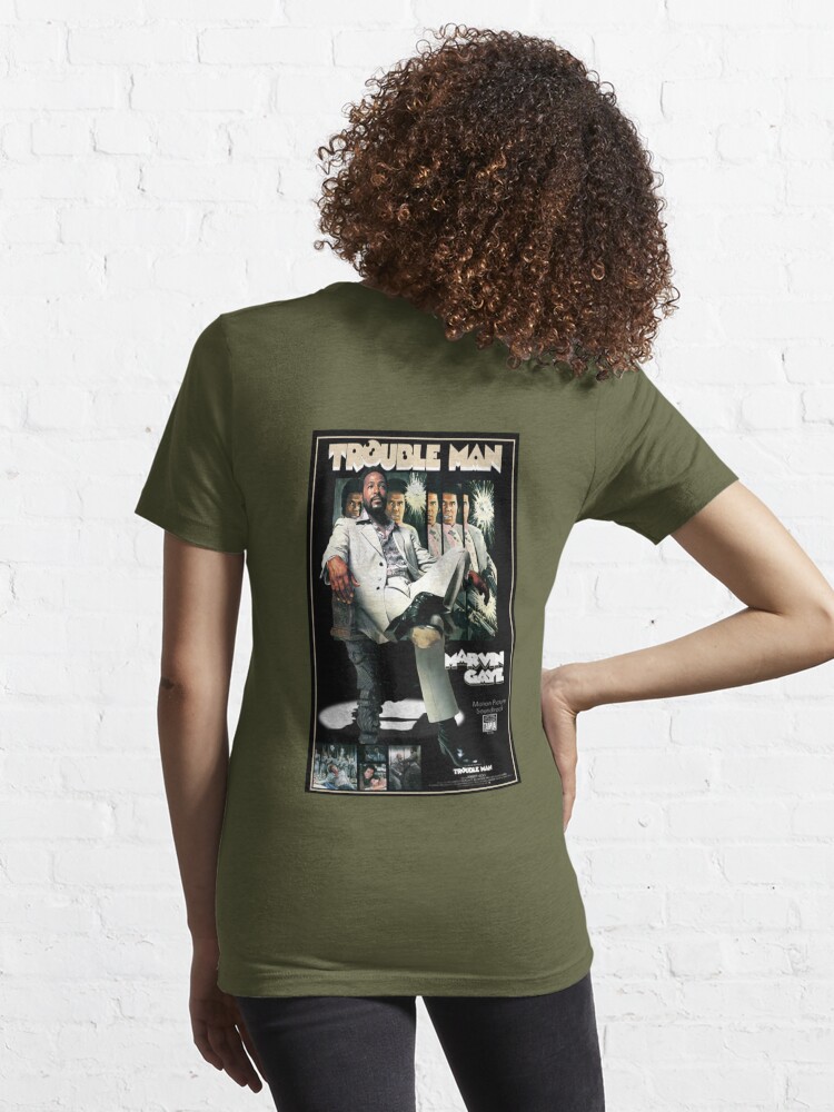 New Marvin Gaye Trouble Man Album Cover 100% Cotton Uniqlo T Shirt