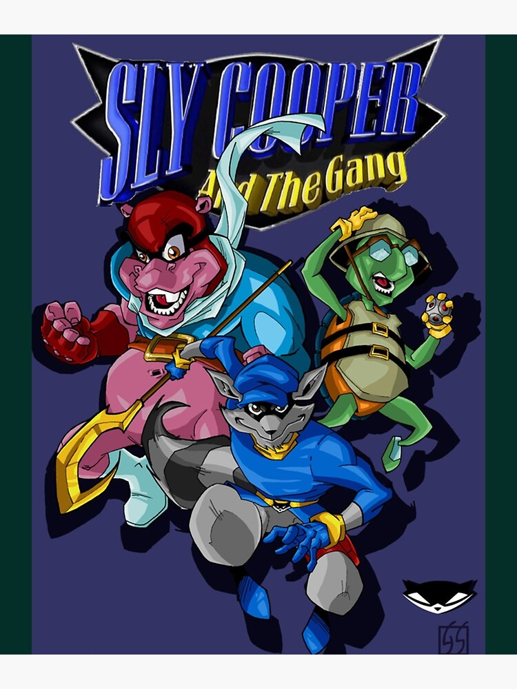 Sly Cooper Artwork Playstation Poster Premium Semi-glossy 