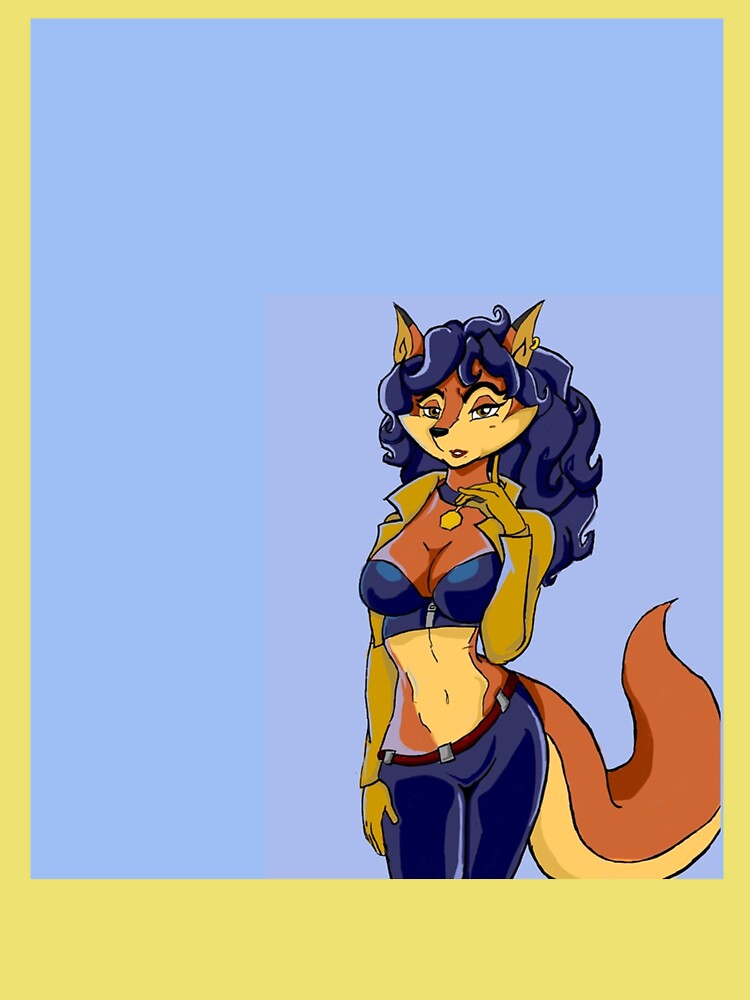 Carmelita Fox Sly Cooper' Poster, picture, metal print, paint by