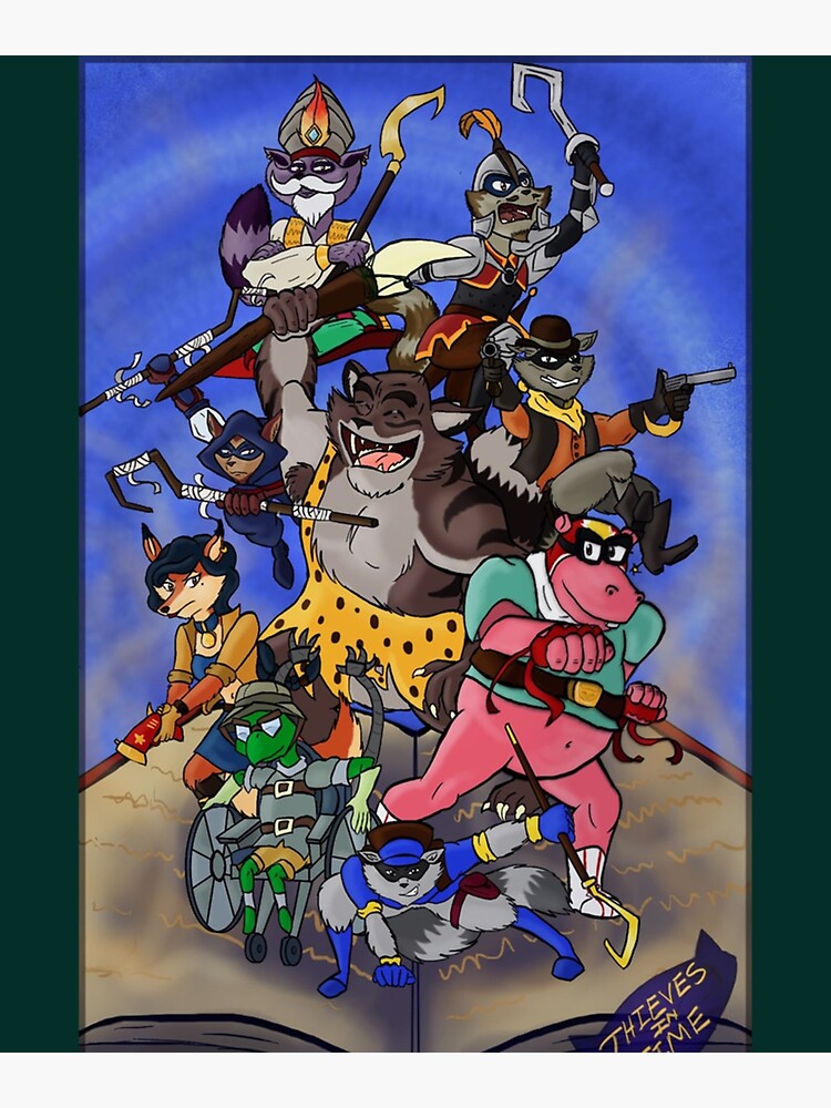 SLY COOPER THIEVES 5 2020 ANTV  Poster for Sale by VivaHuia