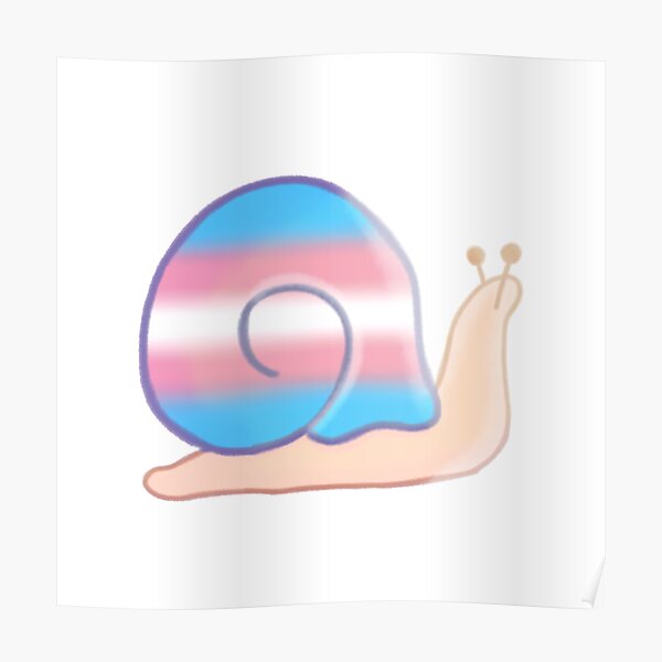 Conception d'escargot transgenre Poster