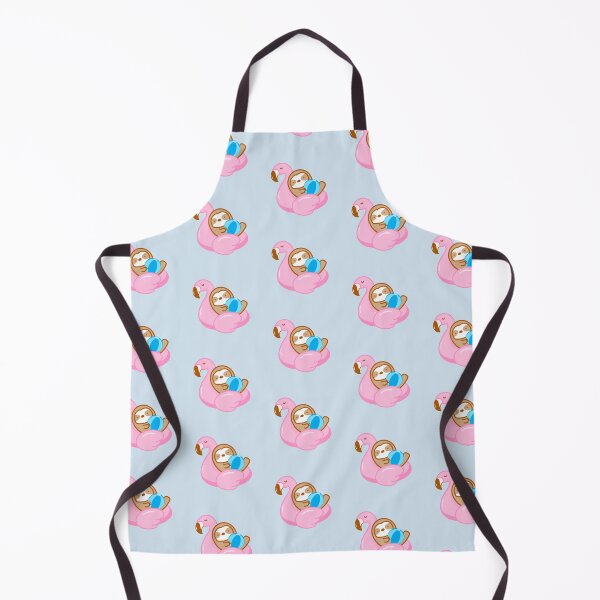 Item preview, Cute Summer Flamingo Float Sloth designed and sold by theslothinme.