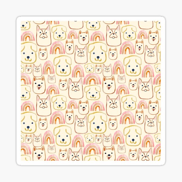 Chiens esthétiques Sticker