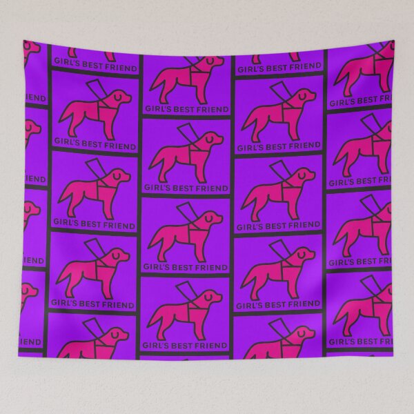Item preview, Girl's Best Friend Purple designed and sold by IndeOandM.
