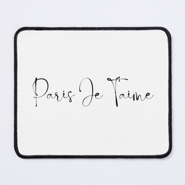 Item preview, Paris Je T'aime (Paris I Love You) Saying in French designed and sold by WanderingIllust.